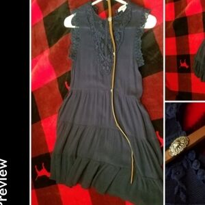 Knitworks girls sleeveless dress with belt size 12